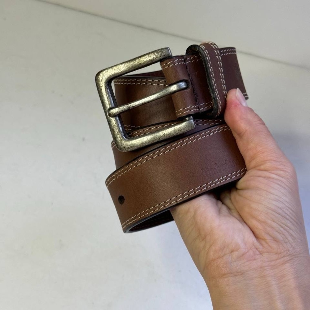 Timberland Men's 1.37 Inches Wide Genuine Leather Classic Jean Belt
